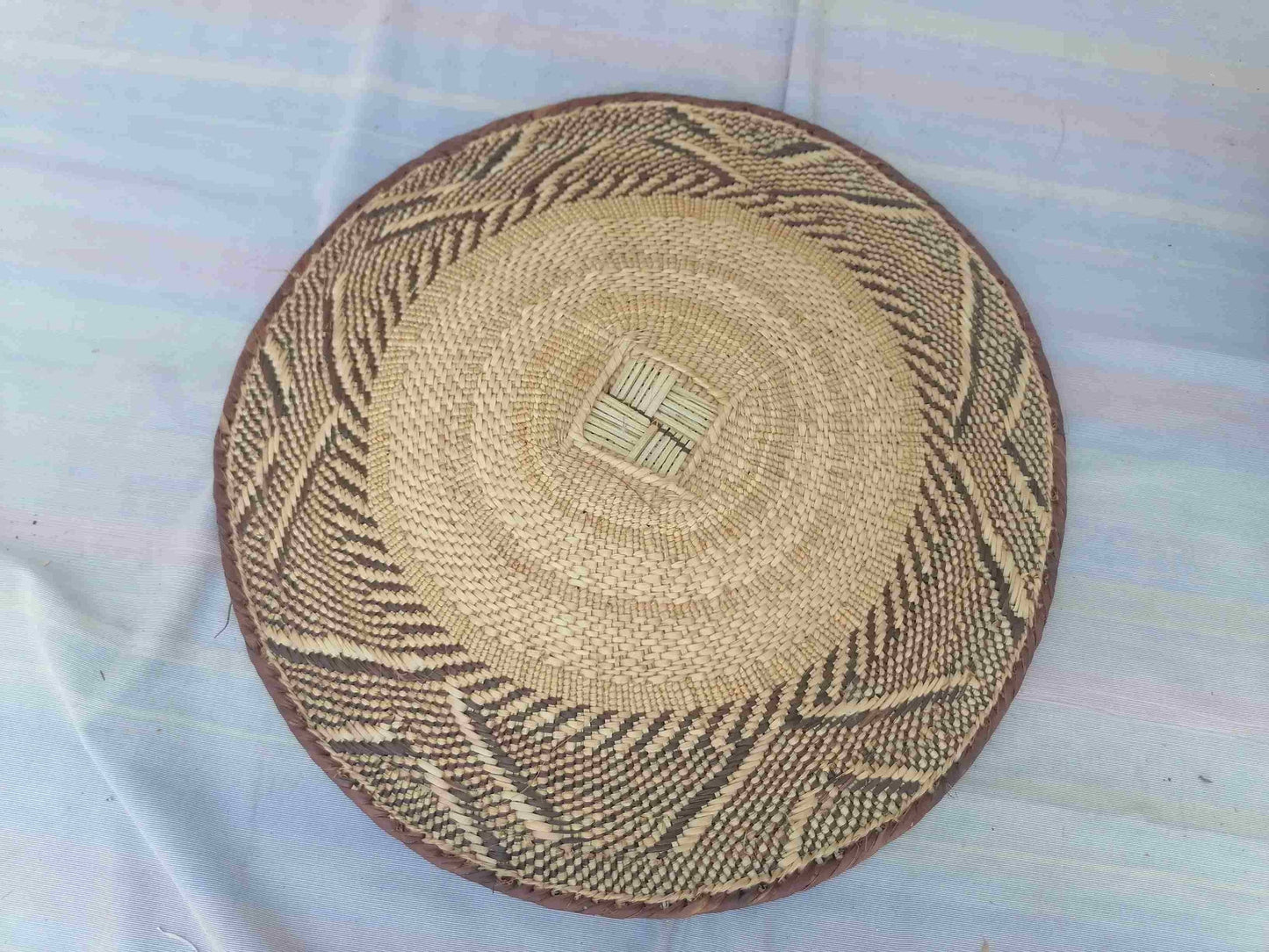 5 BINGA BASKET SET, Coastal décor, boho style , wall basket set, wall hanging decor , african wall decor, African Tonga baskets