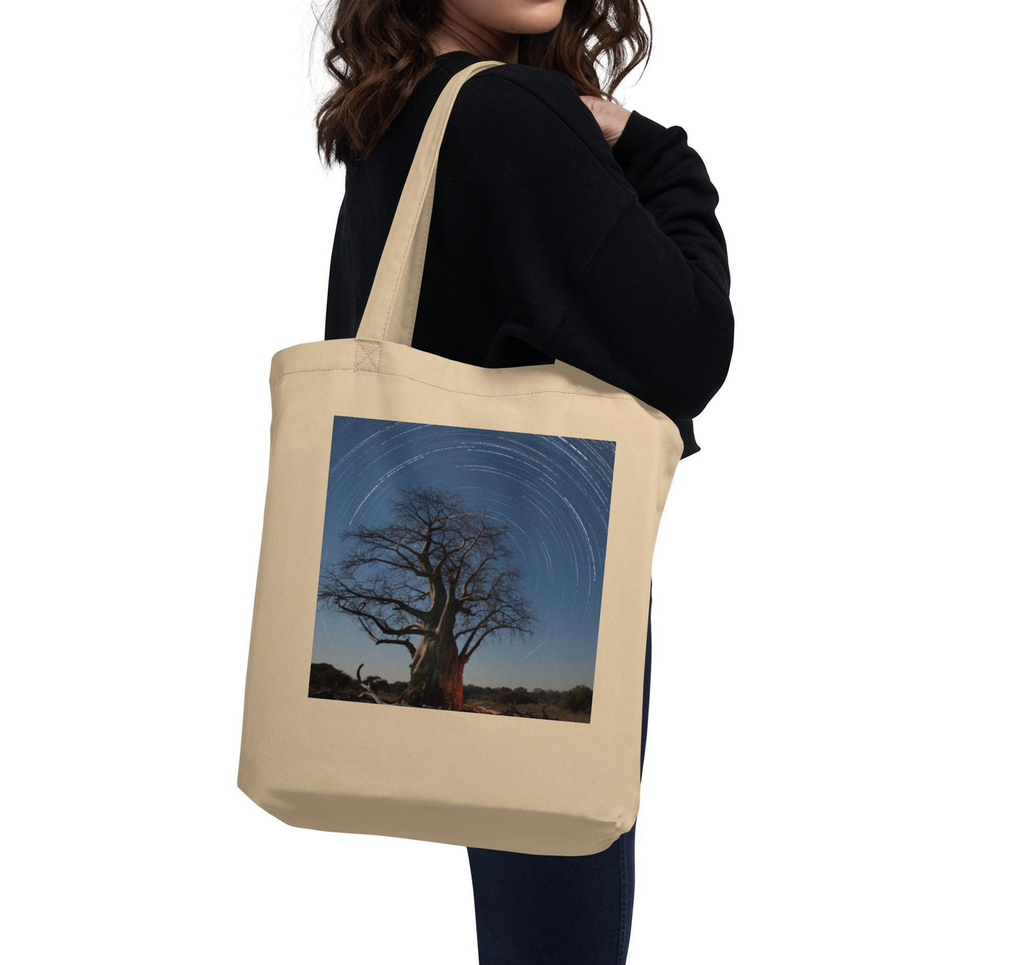 Eco-friendly, African Wildlife Tote Bag - Organic Cotton Grocery Bag