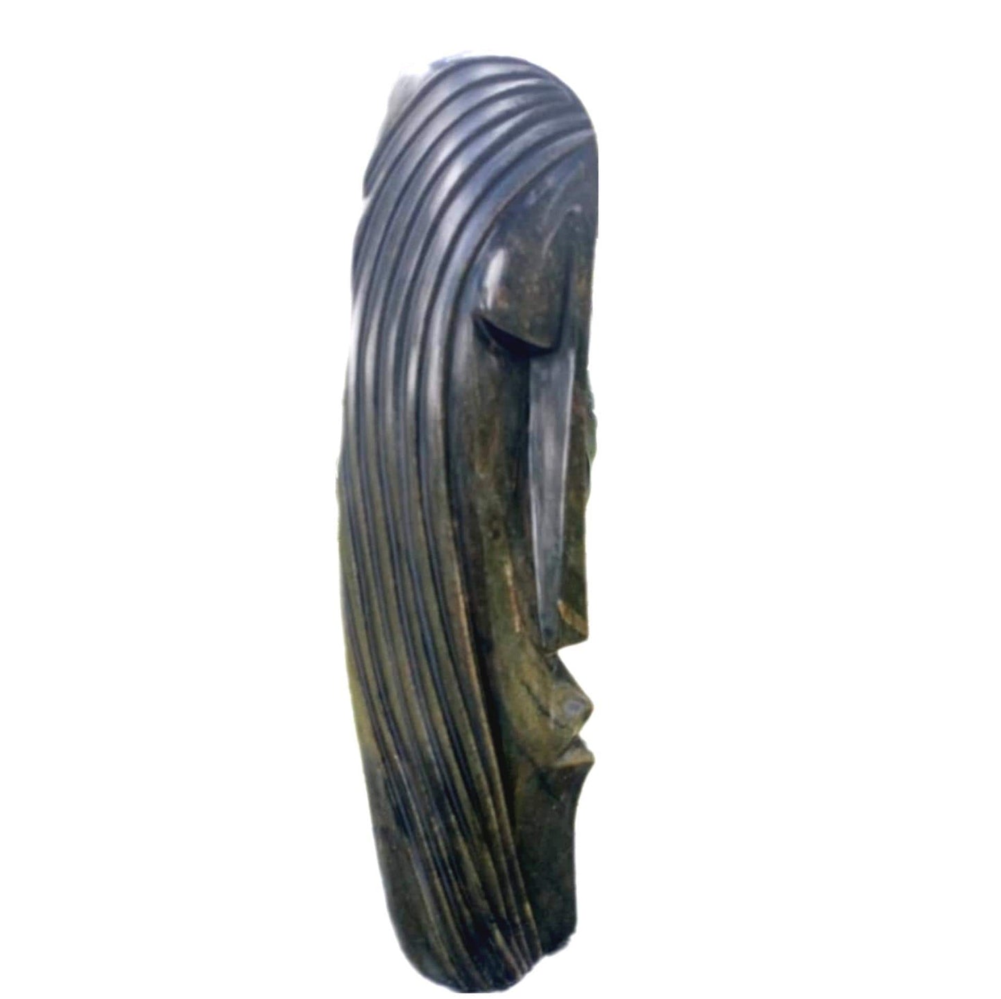 Shona stone sculpture - handmade gift, Home Decor Statue, African Stone Statue, Stone Sculpture Statue, fruit serpentine