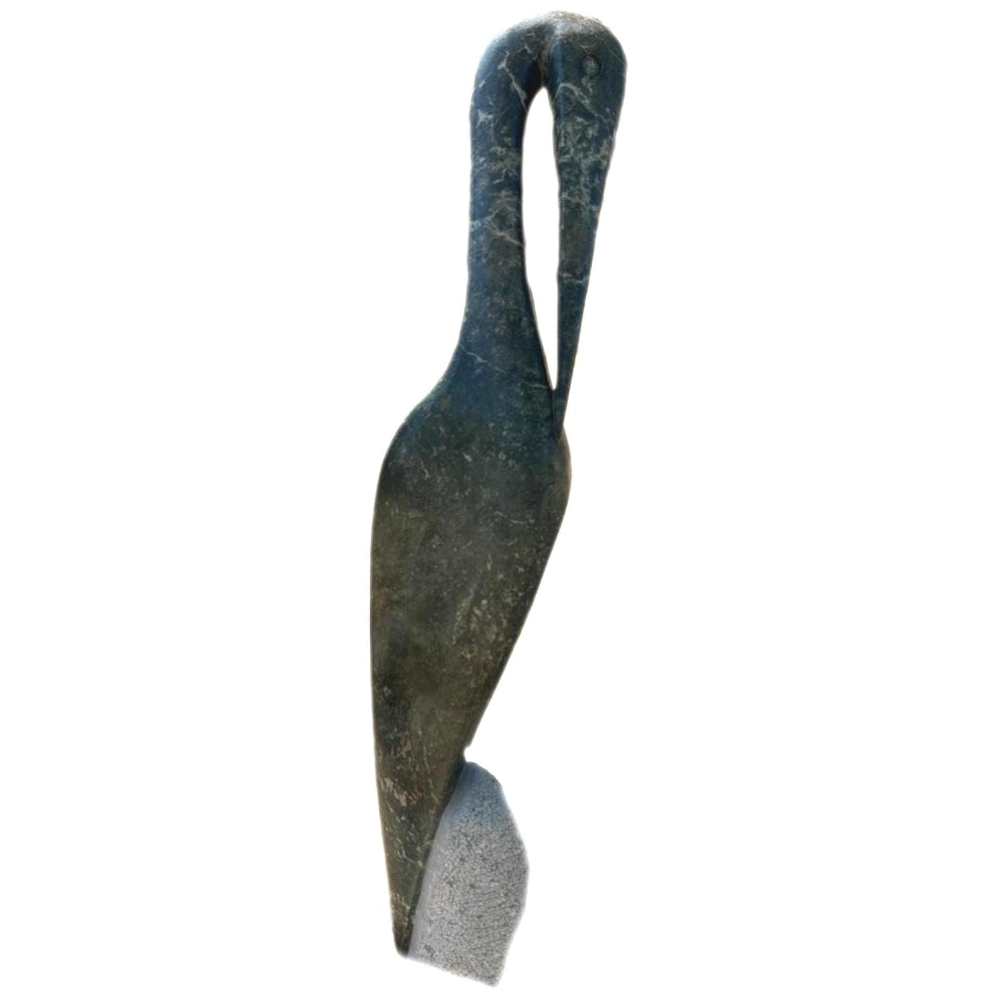 Shona stone sculpture - handmade gift, Home Decor Statue, green Opal stone, African Stone Statue, Stone Sculpture Statue
