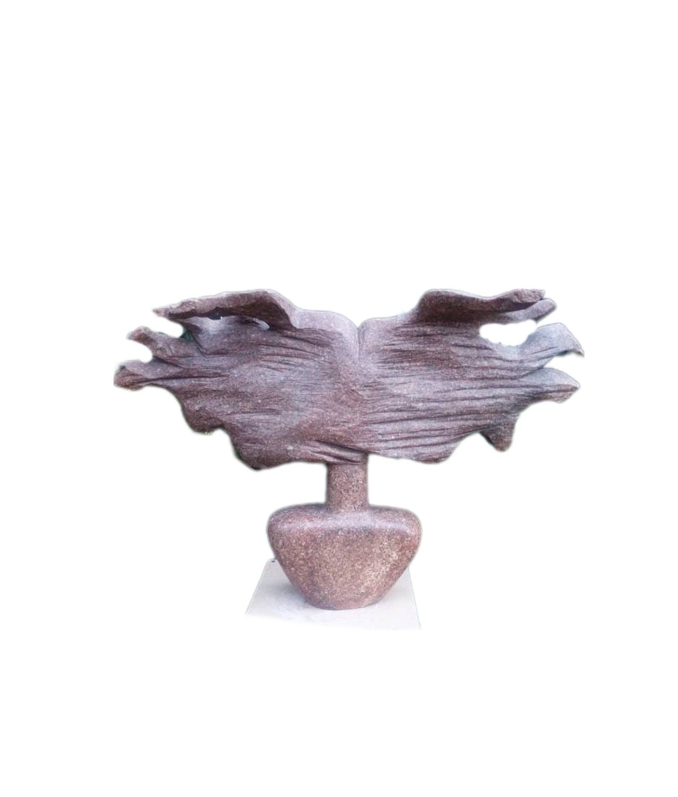 FEMALE HEAD BUST , shona stone sculpture, decorative statues, rose granite , lady bust statue, home decor statue, african statue,