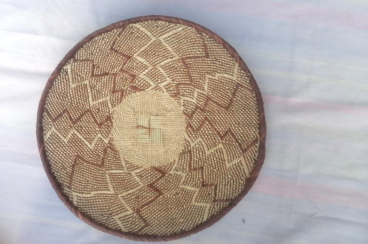 Authentic Binga Basket Set - Handwoven African Wall Decor, Set of 5