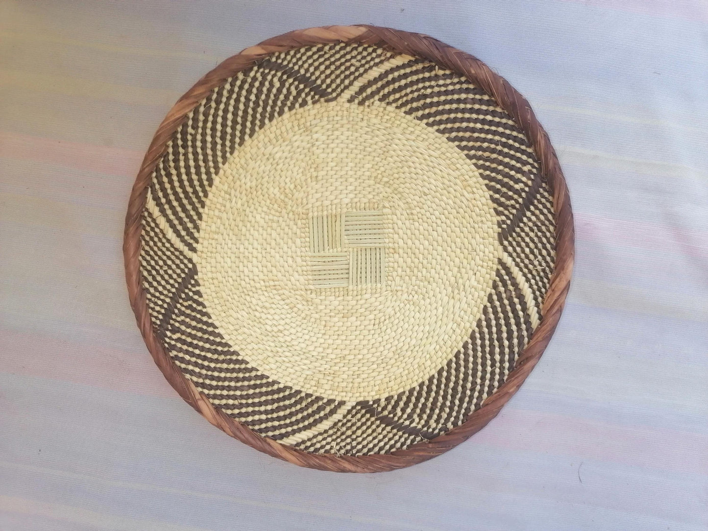 6 BINGA BASKET SET, Coastal décor, boho style , wall basket set, wall hanging decor , african wall decor, African Tonga baskets