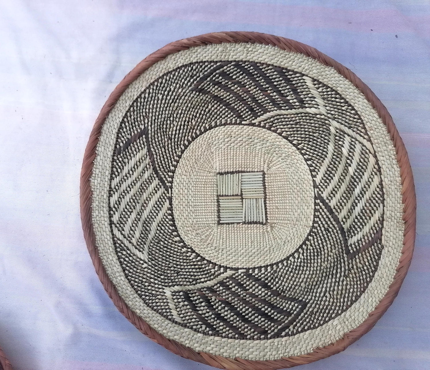 6 Binga baskets, African decor, boho wall hanging, coastal décor, Mother's Gift, holiday gift, fair trade, handmade, unique decor.
