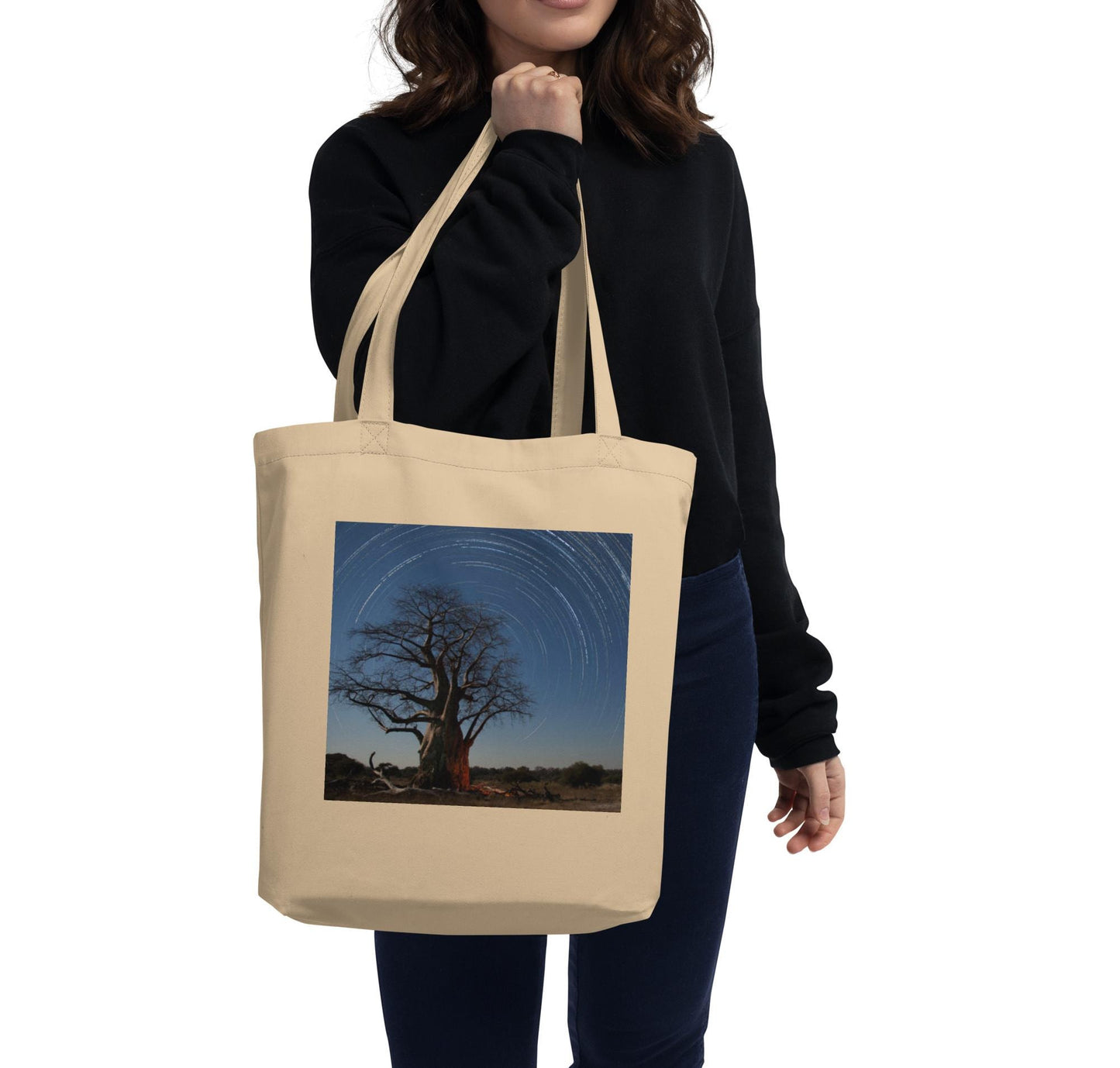 Eco-friendly, African Wildlife Tote Bag - Organic Cotton Grocery Bag