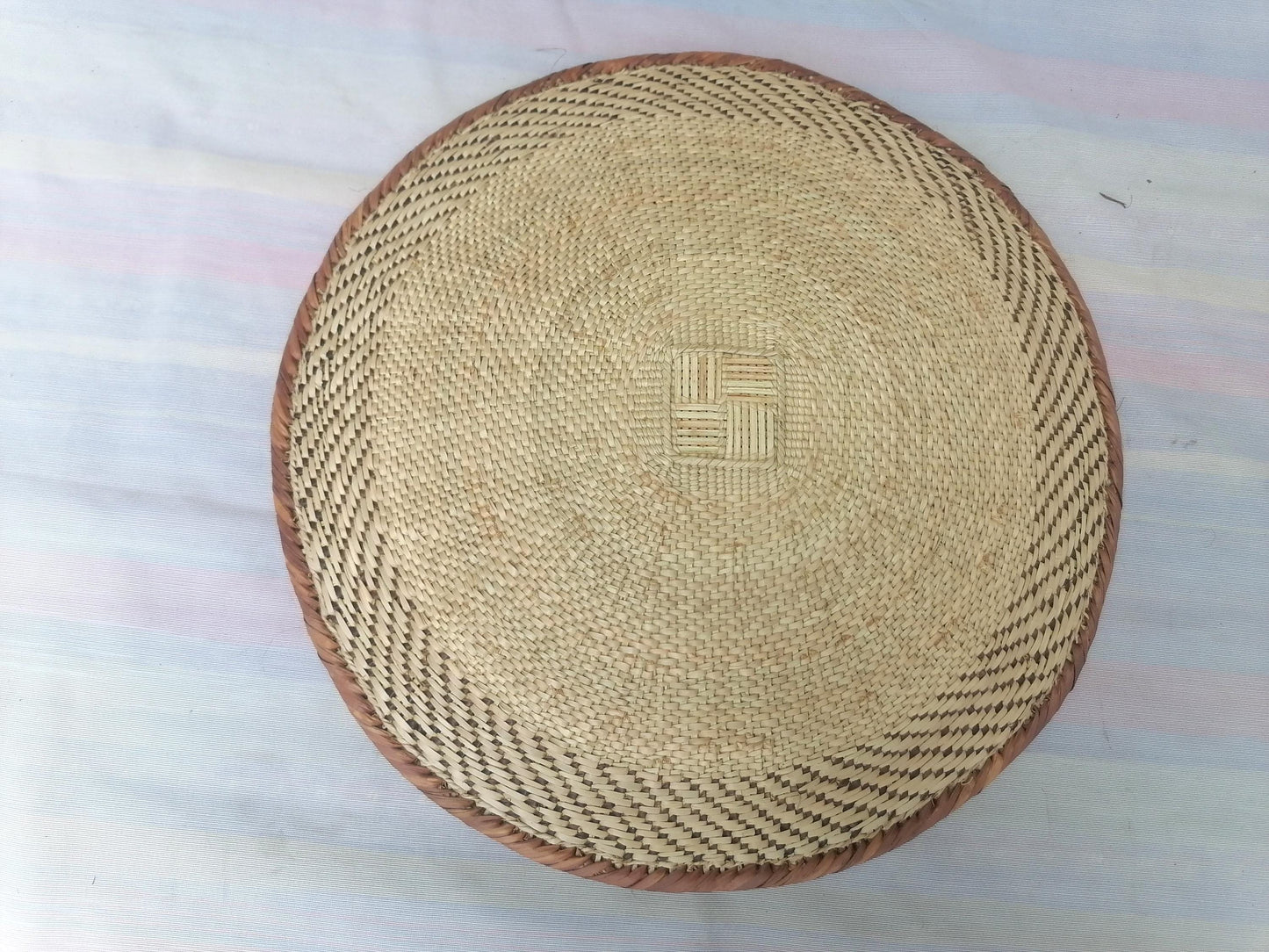 Authentic Binga Basket Set - Handwoven African Wall Decor, Set of 5