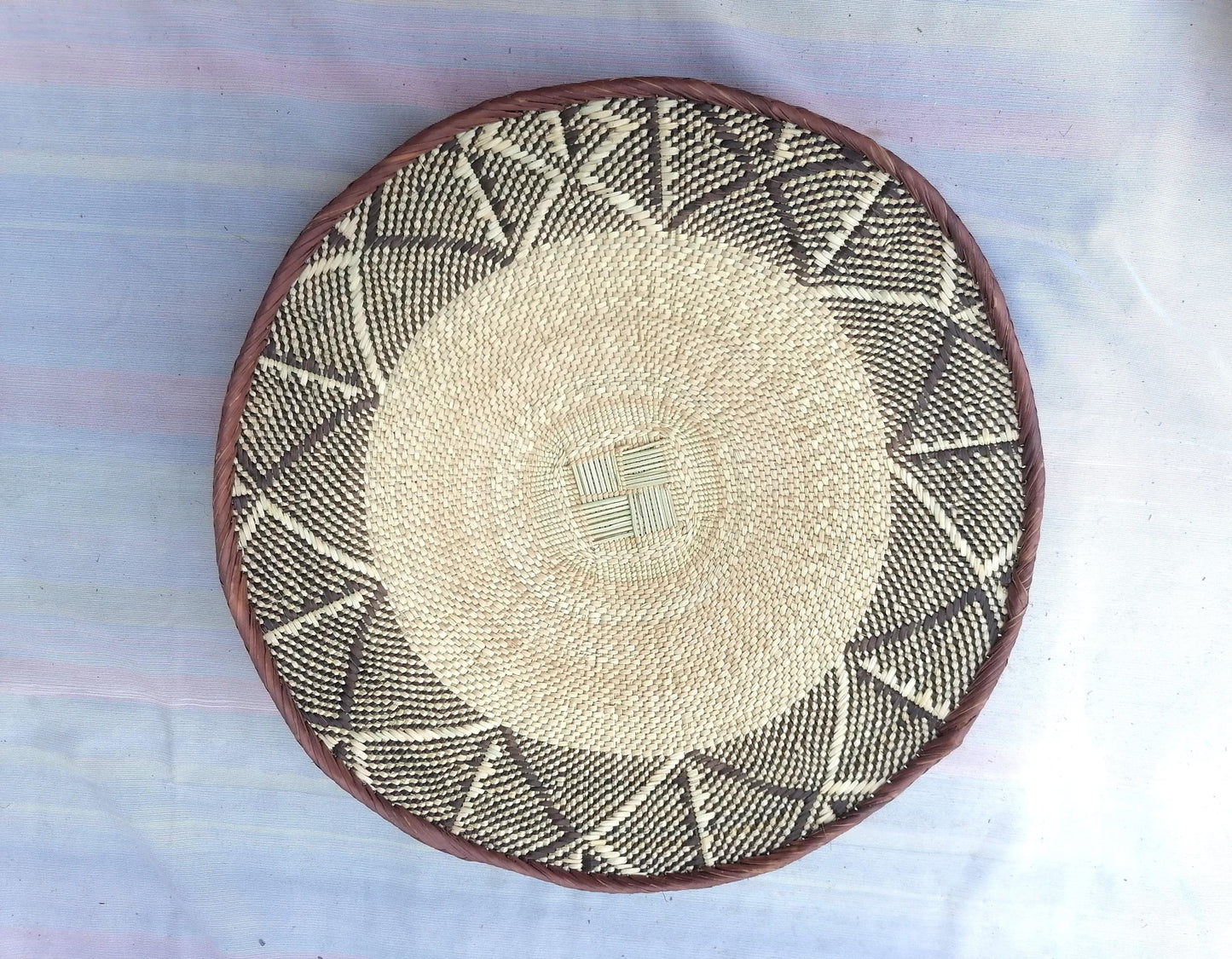 6 Binga baskets, African decor, boho wall hanging, coastal décor, Mother's Gift, holiday gift, fair trade, handmade, unique decor.
