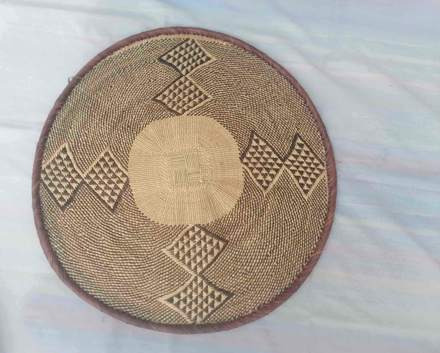 5 BINGA BASKET SET, Coastal décor, boho style , wall basket set, wall hanging decor , african wall decor, African Tonga baskets