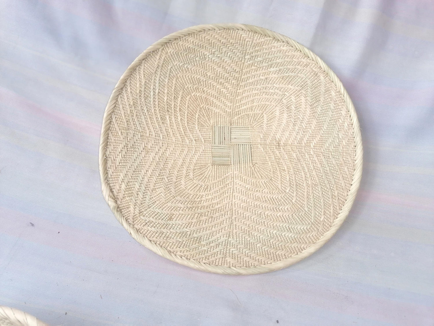 Authentic Binga Basket Set - Handwoven African Wall Decor, Set of 5