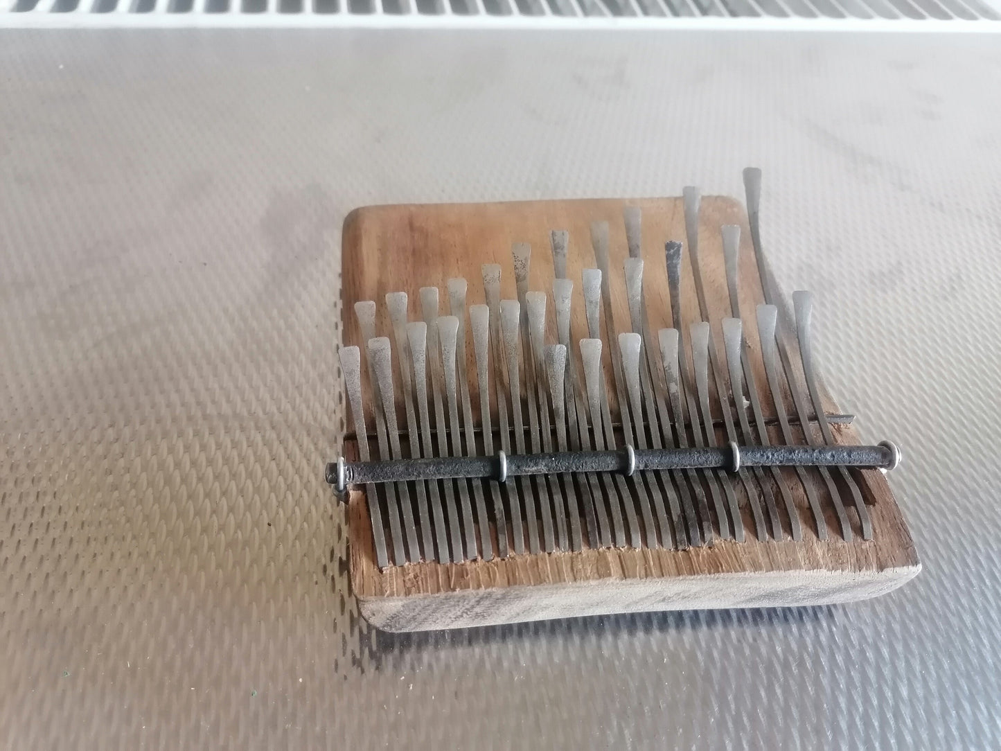 African kalimba mbira, portable matepe in D#, James Kamwaza , african mbira, thumb piano, finger piano, made to order