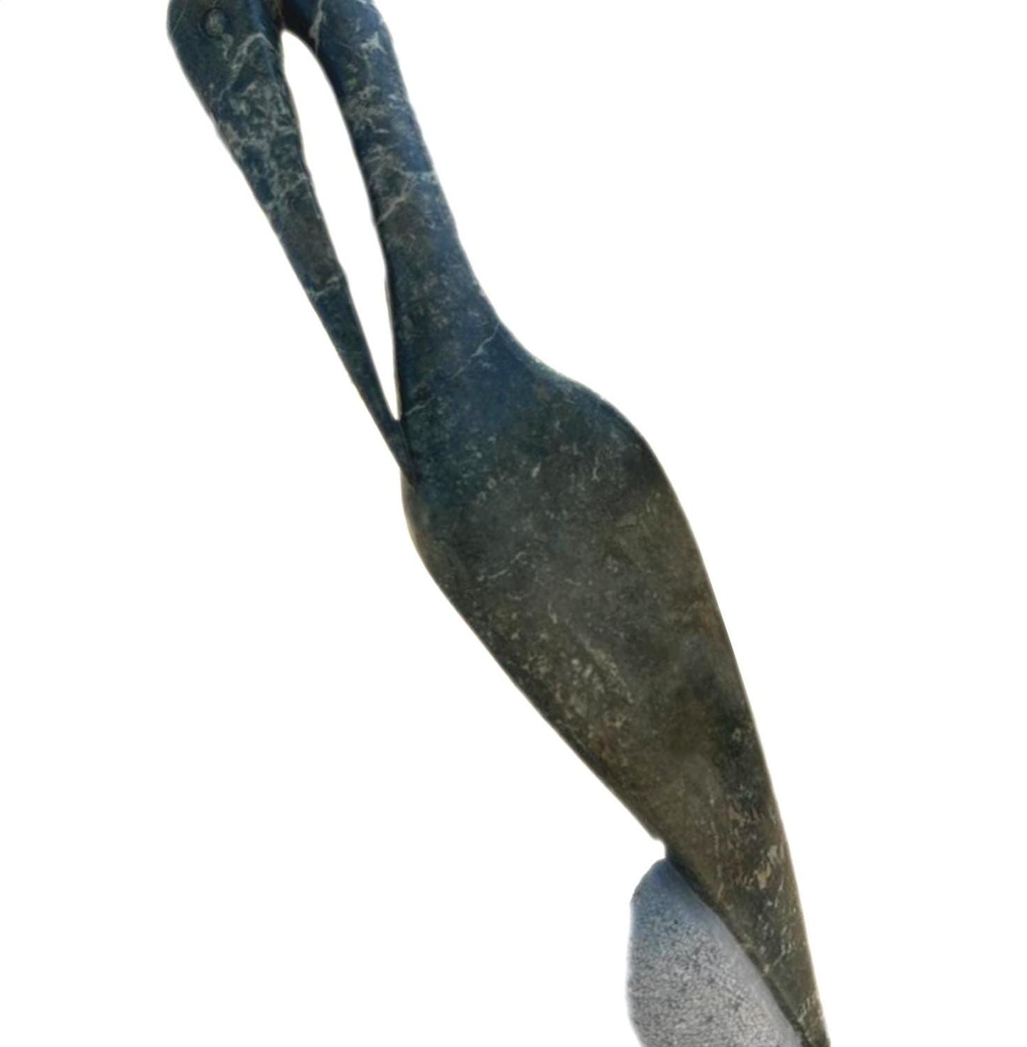 Shona stone sculpture - handmade gift, Home Decor Statue, green Opal stone, African Stone Statue, Stone Sculpture Statue