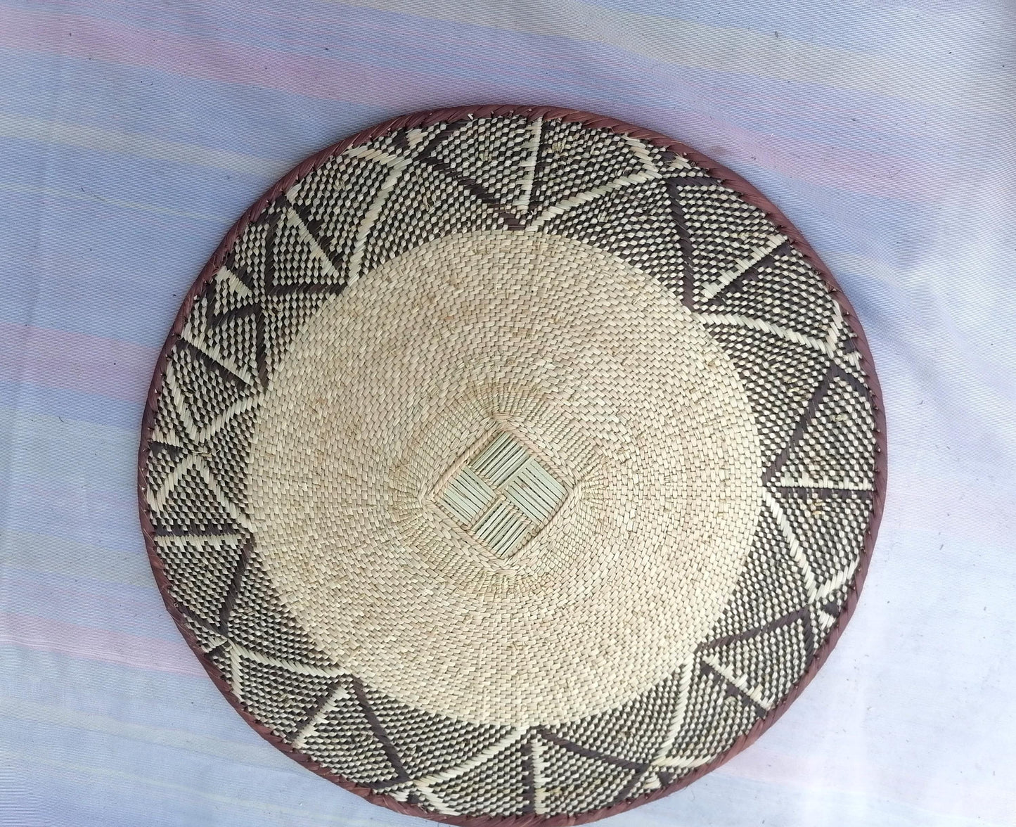 6 Binga baskets, African decor, boho wall hanging, coastal décor, Mother's Gift, holiday gift, fair trade, handmade, unique decor.