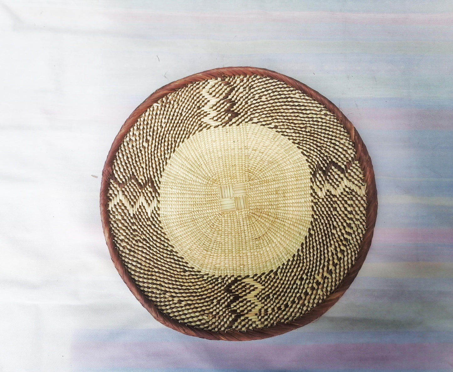 Authentic Binga Basket Set - Handwoven African Wall Decor, Set of 5
