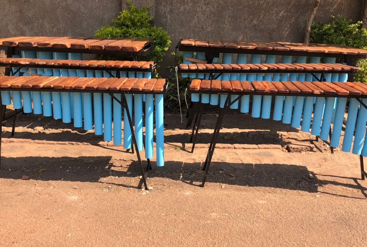 FULl MARIMBA SET OF 6, big hand kalimba , 2 Sopranos, 2 Tenors, Baritone & Contra bass , educational musical Instrument, african marimba