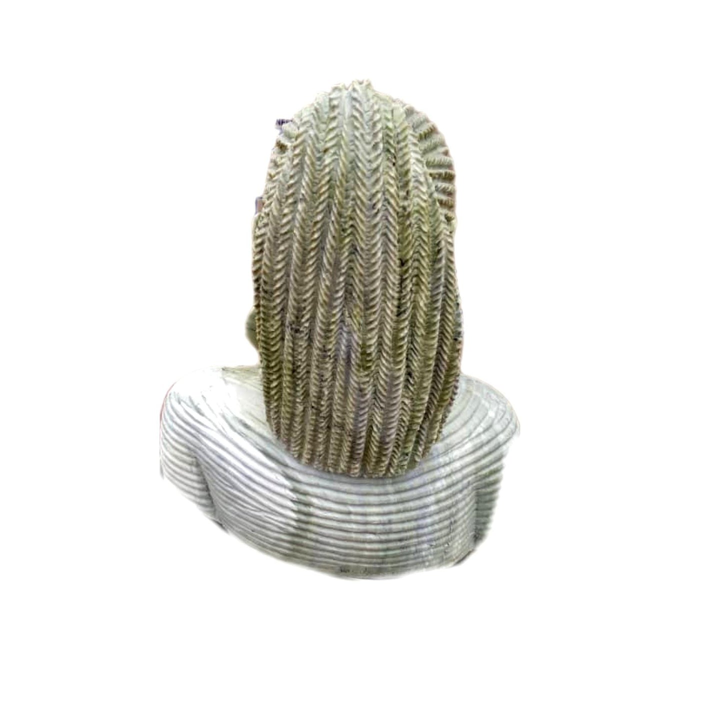 SHONA STONE SCULPTURE, lady bust statue, female head bust, butter jade stone,  home decor statue, african statue, carving stone