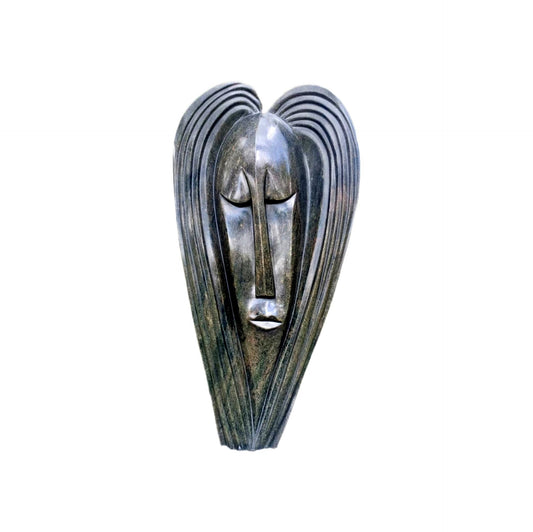 Shona stone sculpture - handmade gift, Home Decor Statue, African Stone Statue, Stone Sculpture Statue, fruit serpentine