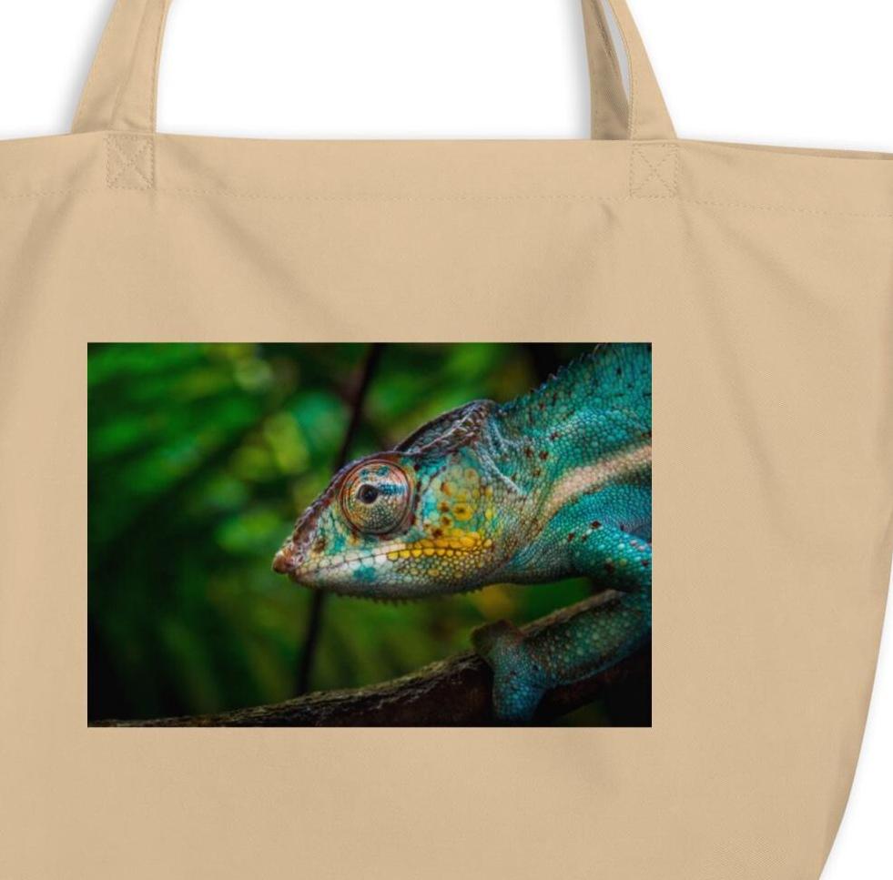 Large organic tote bag