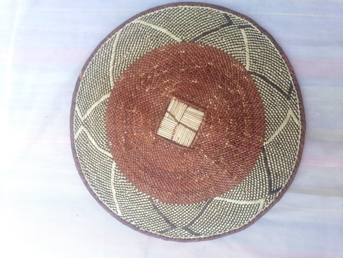 5 BINGA BASKET SET,  Coastal décor, boho style , wall basket set,  wall hanging decor , african  wall decor,  African Tonga baskets