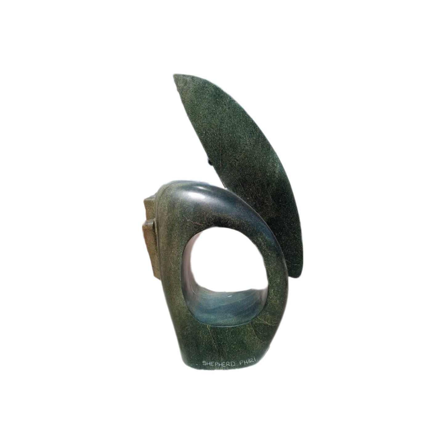 SHONA STONE SCULPTURE, abstract statue , blue grass stone , home decor statue, african statue, carving stone