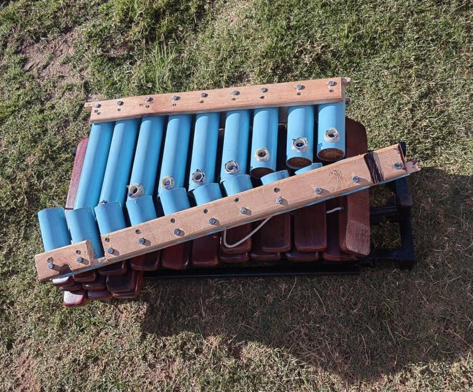 HANDMADE SOPRANO MARIMBA, 20 key Xylophone, foldable 3 times, educational musical Instrument- Quality Wooden Instrument, african marimba