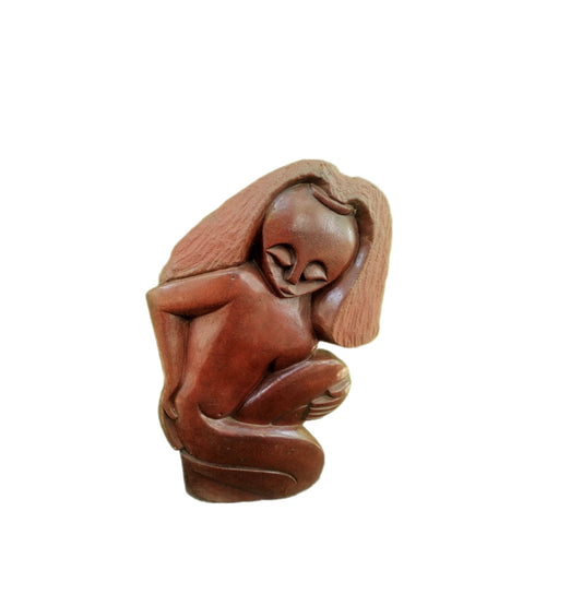 SHONA STONE SCULPTURE, abstract statue , red jasper stone , home decor statue, african statue, carving stone