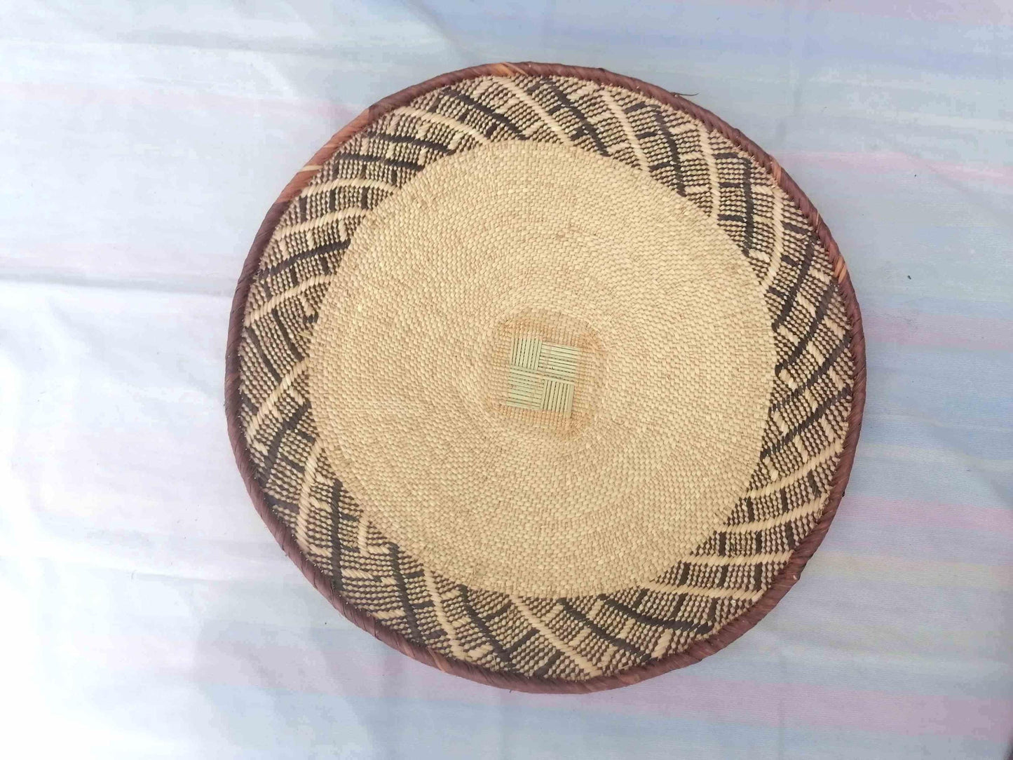5 BINGA BASKET SET,  Coastal décor, boho style , wall basket set,  wall hanging decor , african  wall decor,  African Tonga baskets
