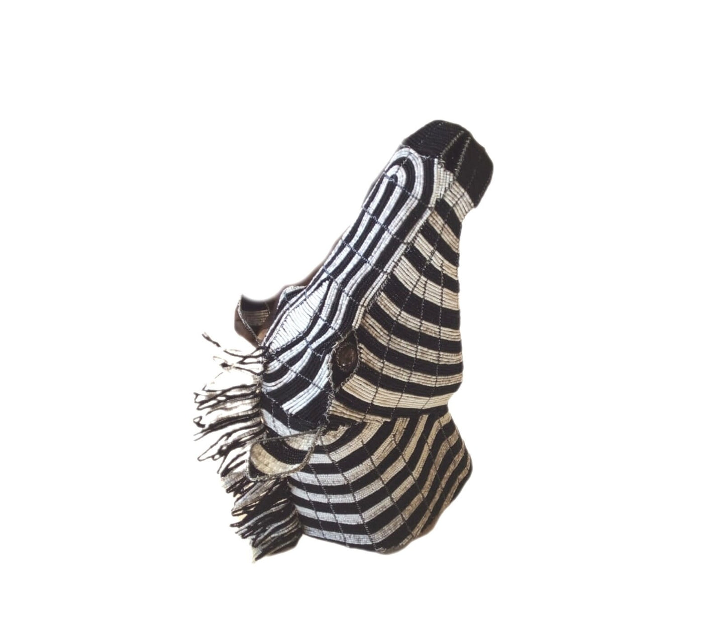 HOME DÉCOR STATUE |beaded zebra |African Animals | Wall Decor hanging | Bead and Wire zebra , Unique home décor, rustic home decor