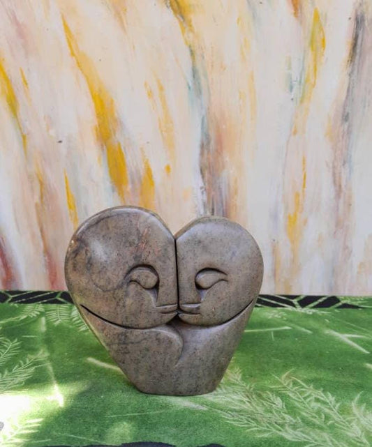 Shona stone sculpture - handmade gift, serpentine Statue, Home Decor Statues, African Stone Statues, Stone Sculpture Statue