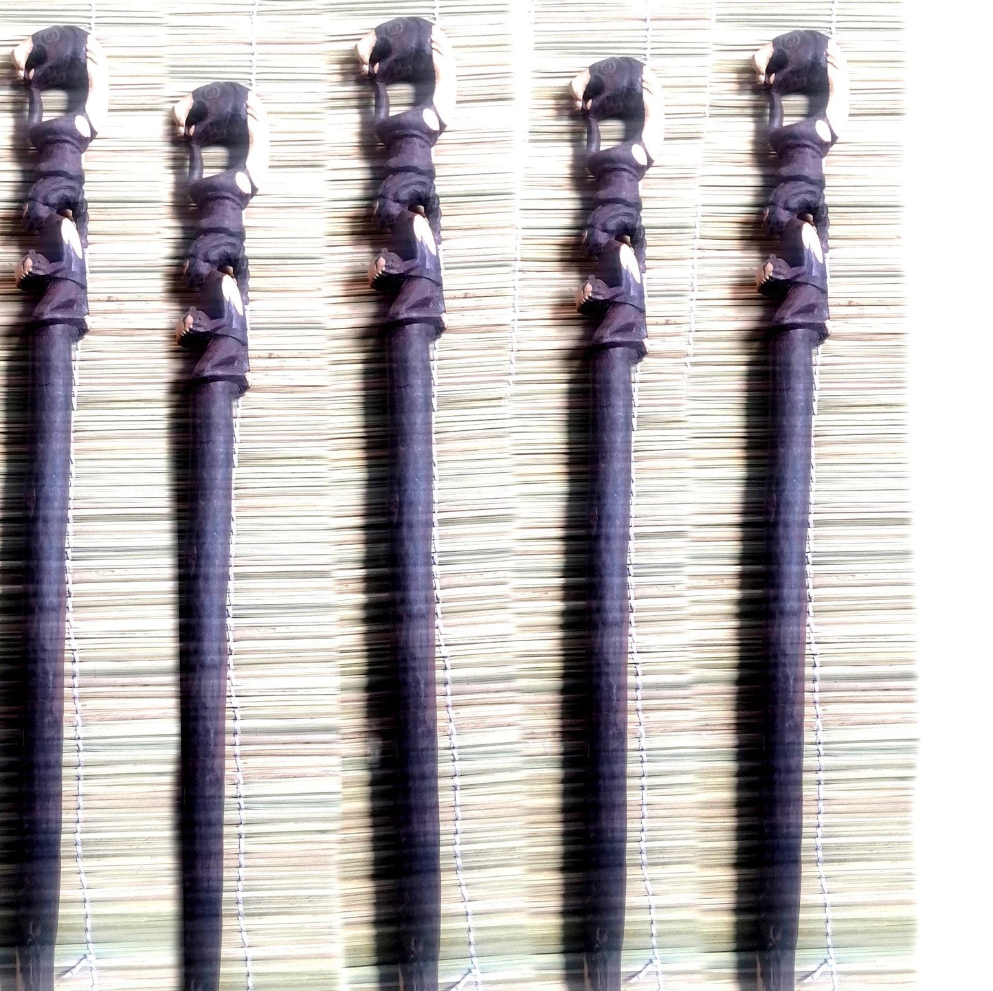 NYAMI WALKING STICK - African Walking Stick,  Catwalk accessories, Decorative walking stick. Wooden Walking Stick , Gift her him