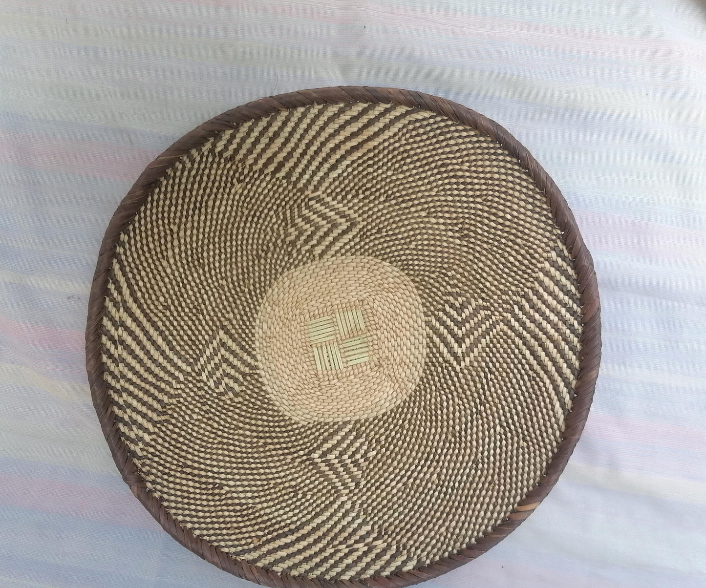 Authentic Binga Basket Set - Handwoven African Wall Decor, Set of 5