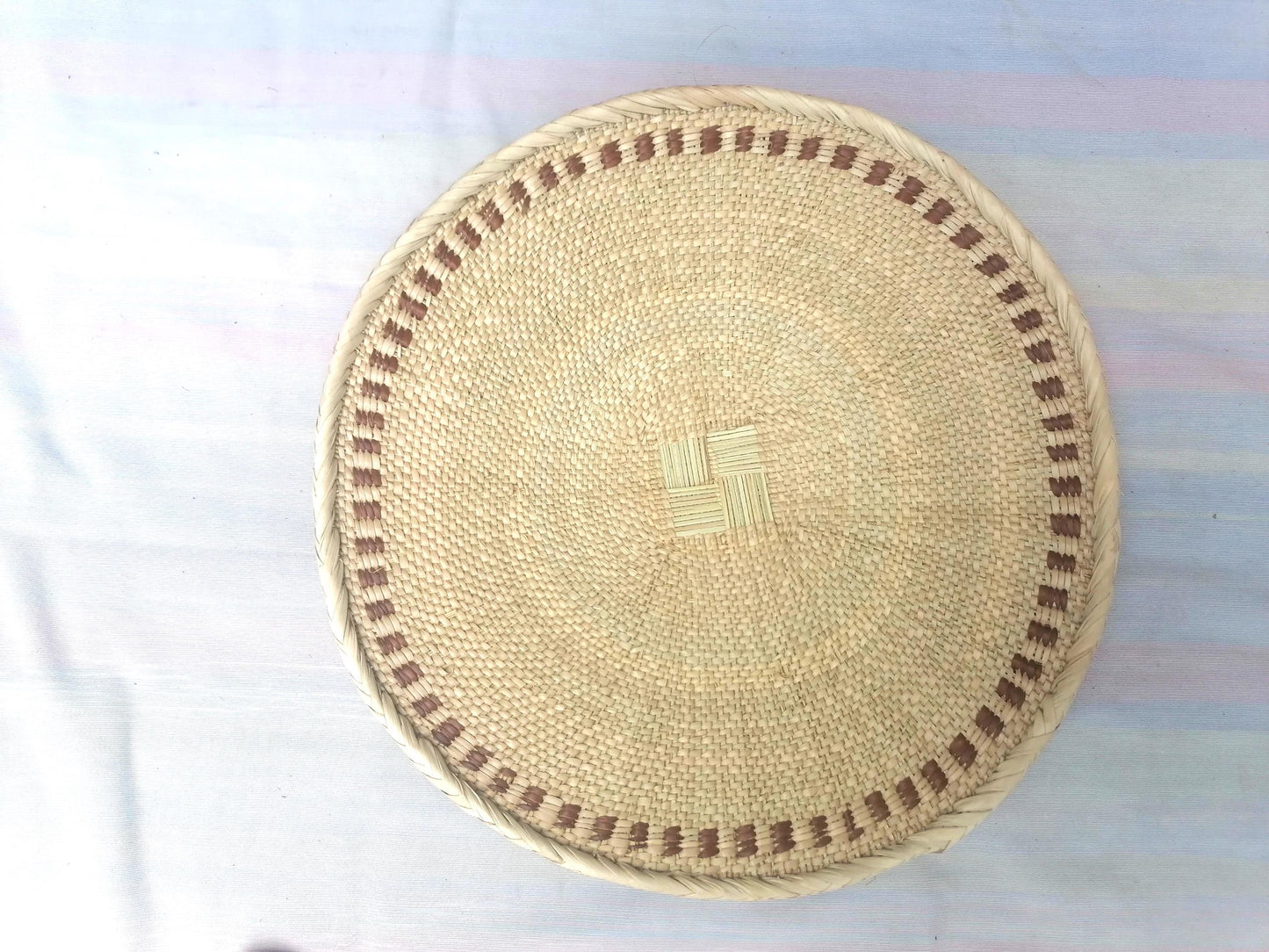 Authentic Binga Basket Set - Handwoven African Wall Decor, Set of 5