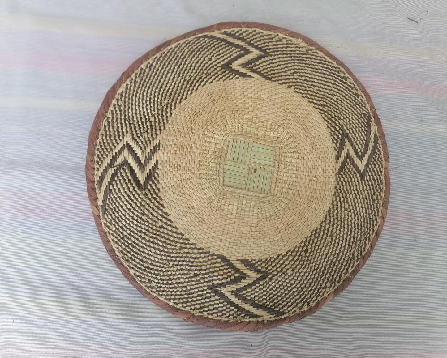 Authentic Binga Basket Set - Handwoven African Wall Decor, Set of 5