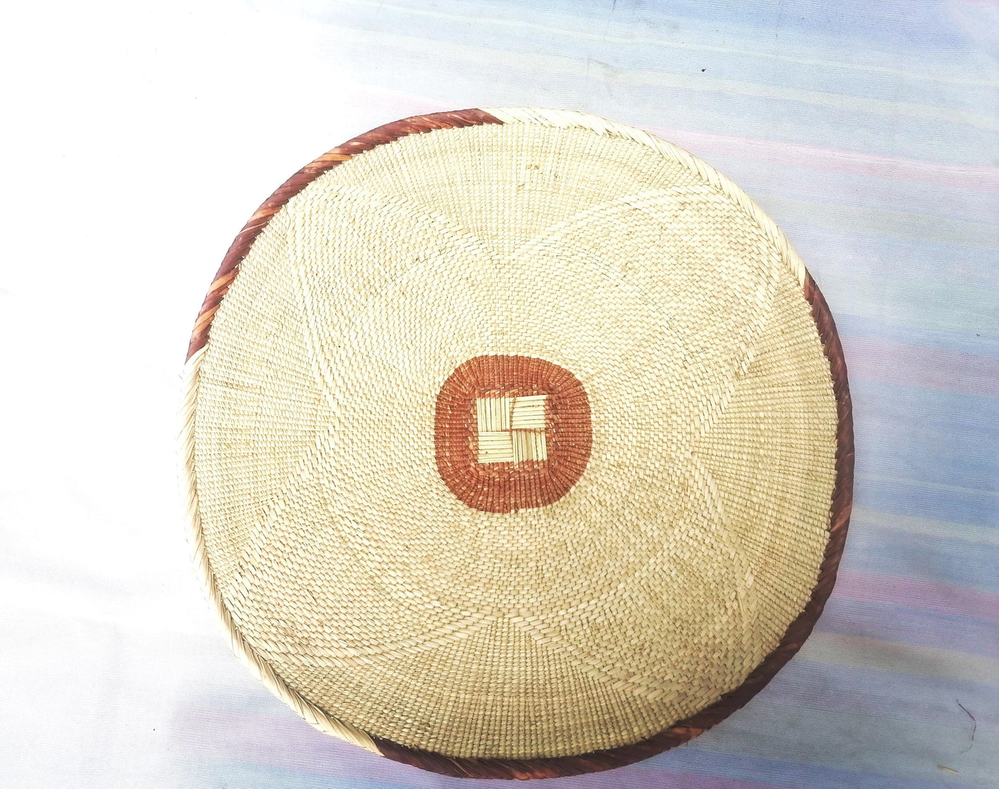 Authentic Binga Basket Set - Handwoven African Wall Decor, Set of 5