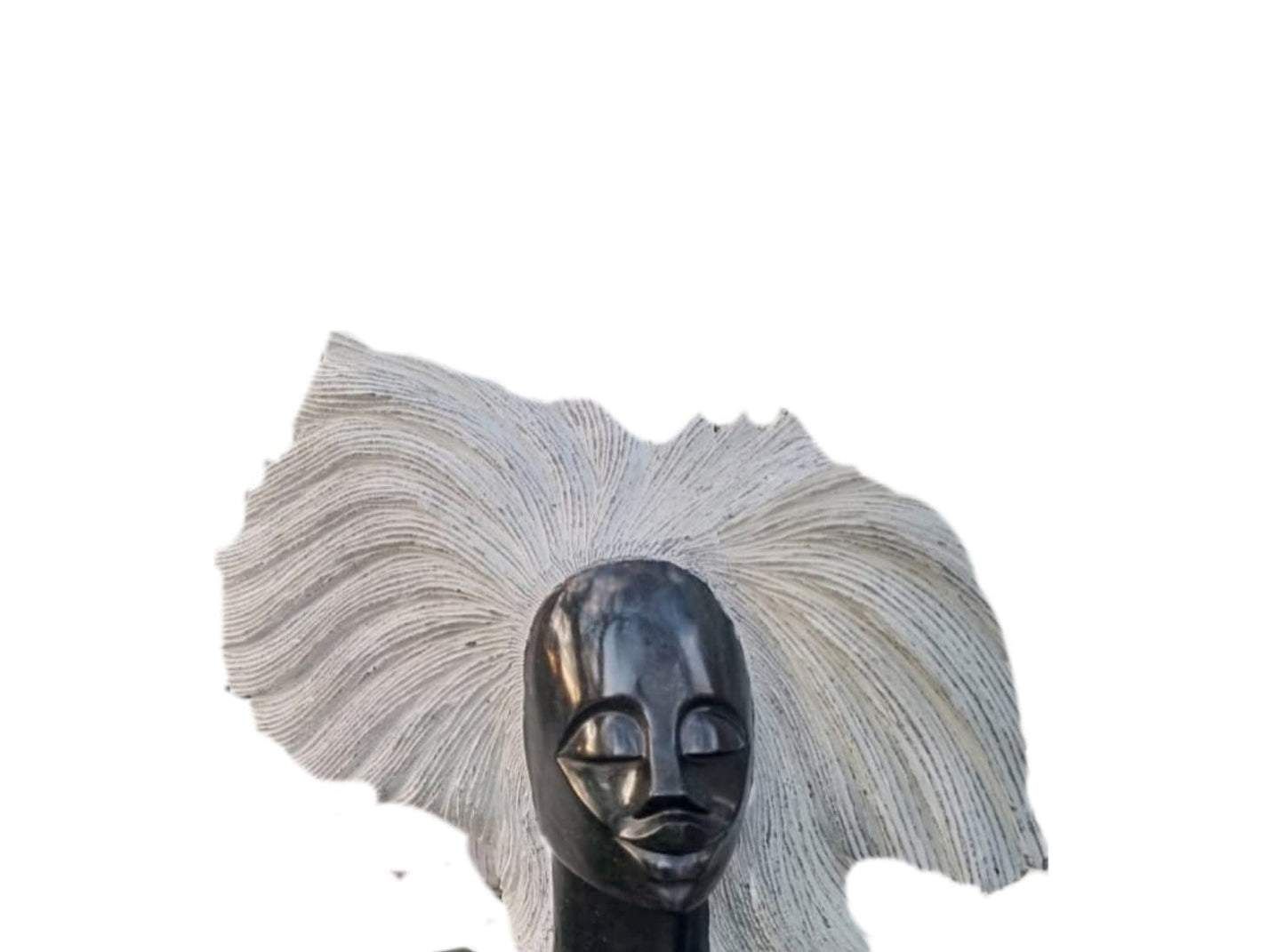 SHONA STONE SCULPTURE, abstract statue , serpentine stone , home decor statue, african statue, carving stone