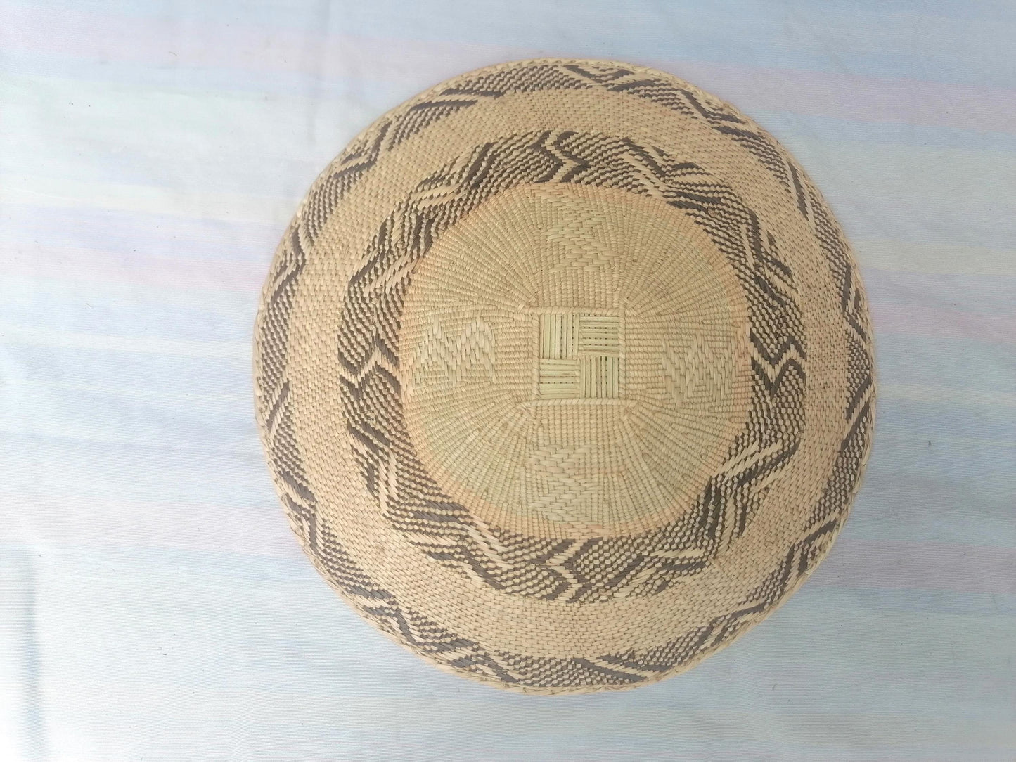 Authentic Binga Basket Set - Handwoven African Wall Decor, Set of 5