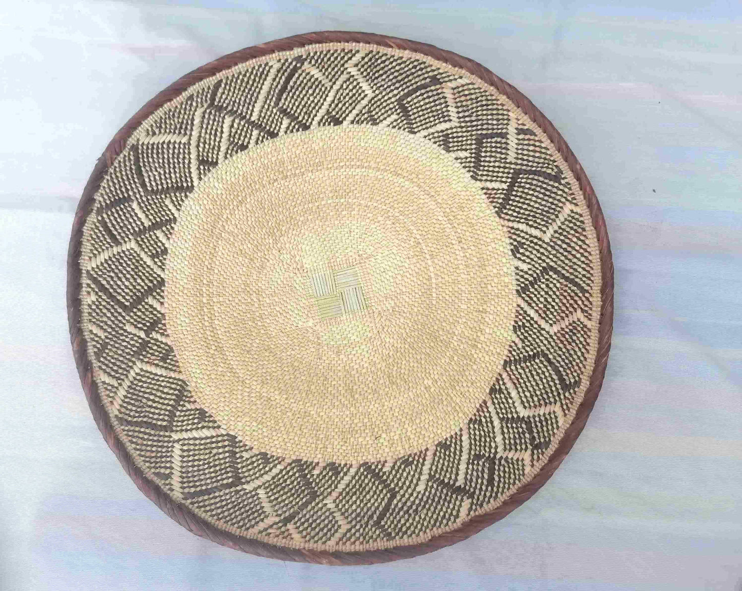 5 BINGA BASKET SET,  Coastal décor, boho style , wall basket set,  wall hanging decor , african  wall decor,  African Tonga baskets