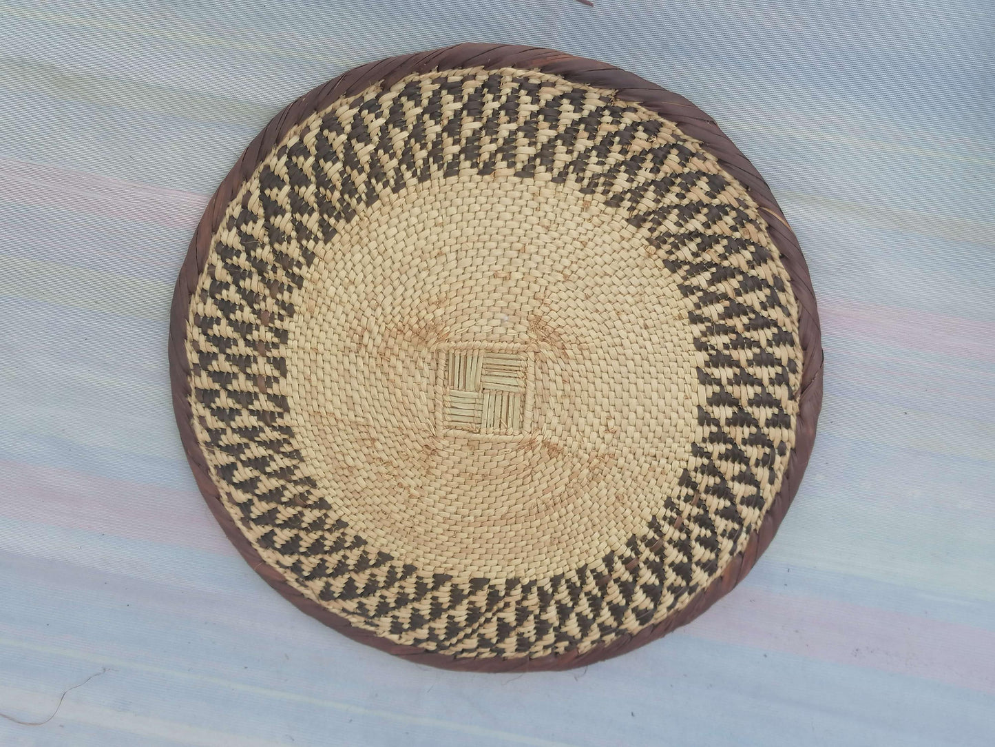 5 BINGA BASKET SET,  Coastal décor, boho style , wall basket set,  wall hanging decor , african  wall decor,  African Tonga baskets