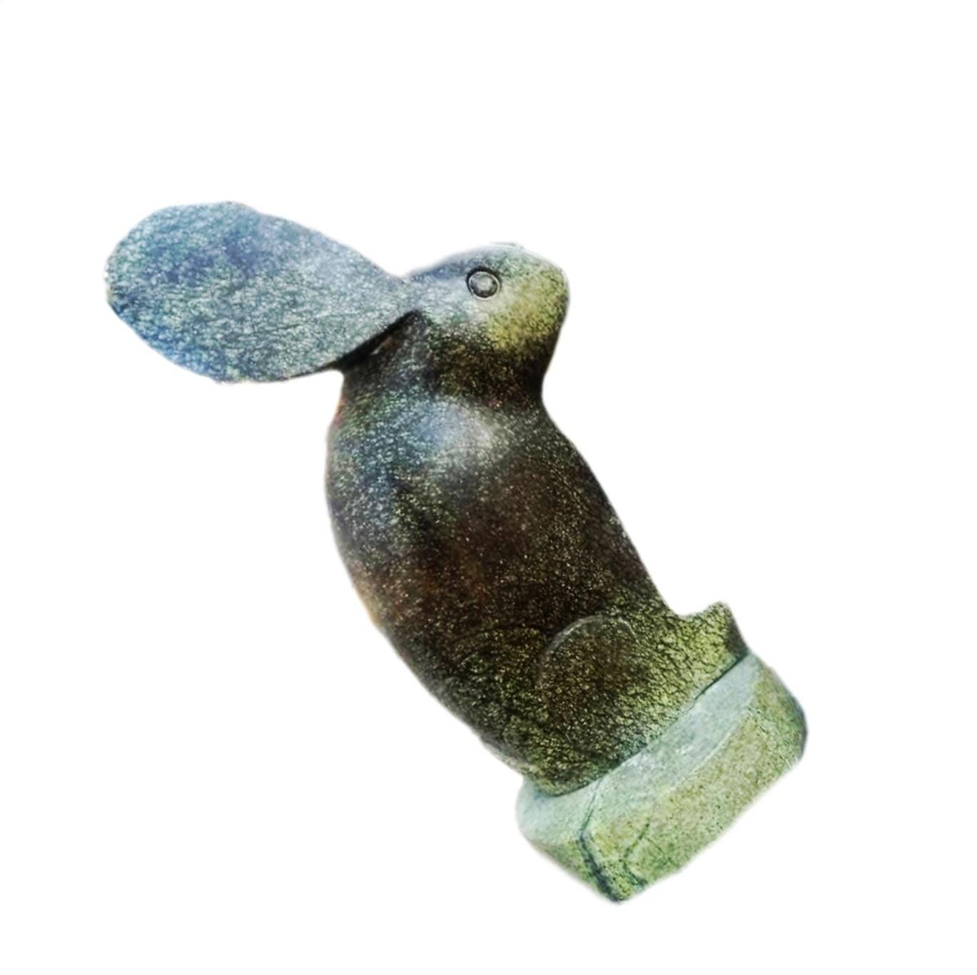 SHONA STONE SCULPTURE, decorative statue, abstract statue, green Opal  , home decor statue, african statue, carving stone