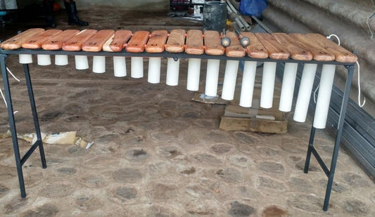 HANDMADE SOPRANO MARIMBA, 17 key Xylophone, foldable 2 times, educational musical Instrument- Quality Wooden Instrument, african marimba
