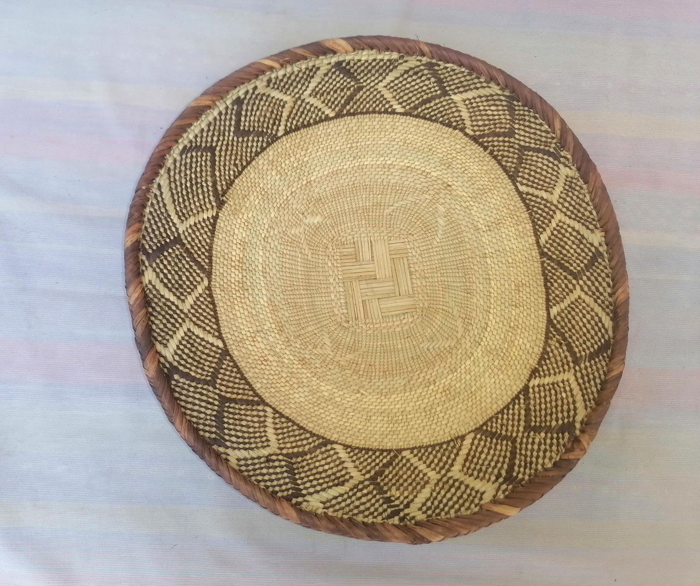 Authentic Binga Basket Set - Handwoven African Wall Decor, Set of 5