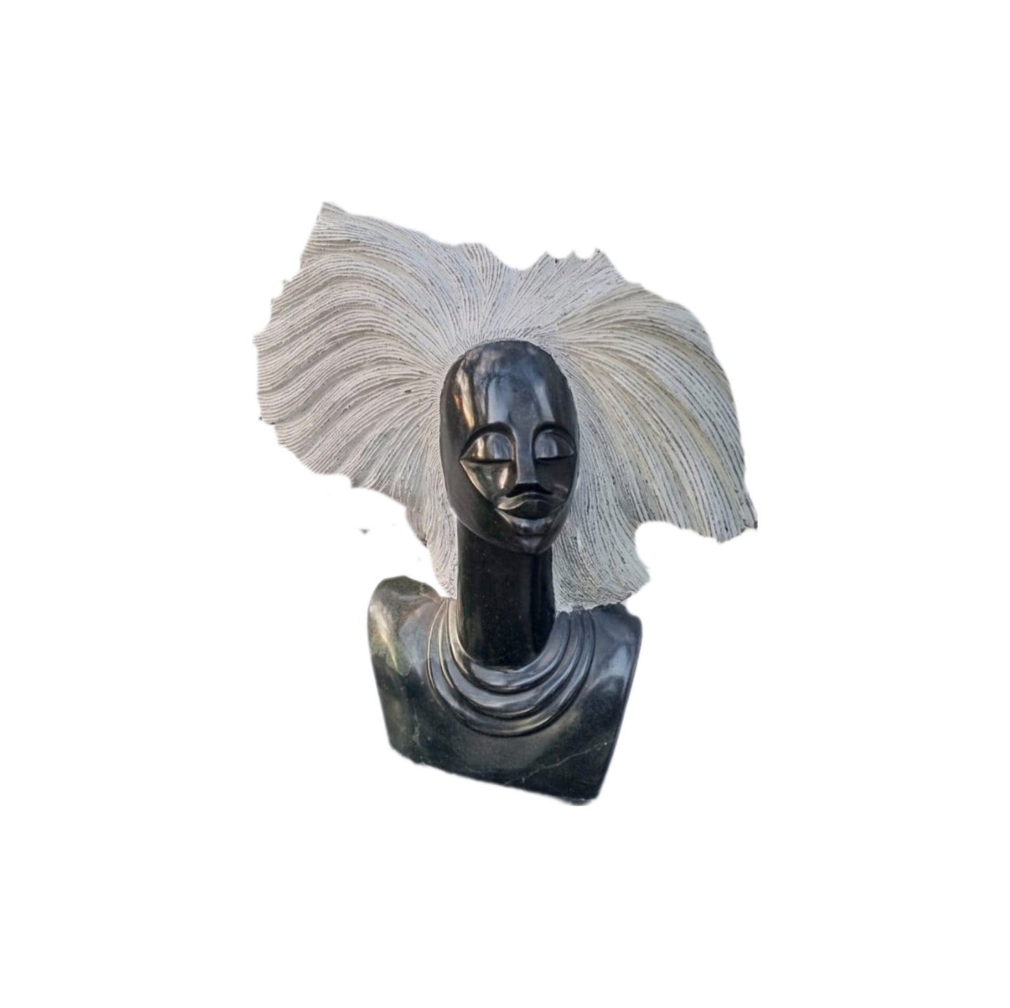SHONA STONE SCULPTURE, abstract statue , serpentine stone , home decor statue, african statue, carving stone