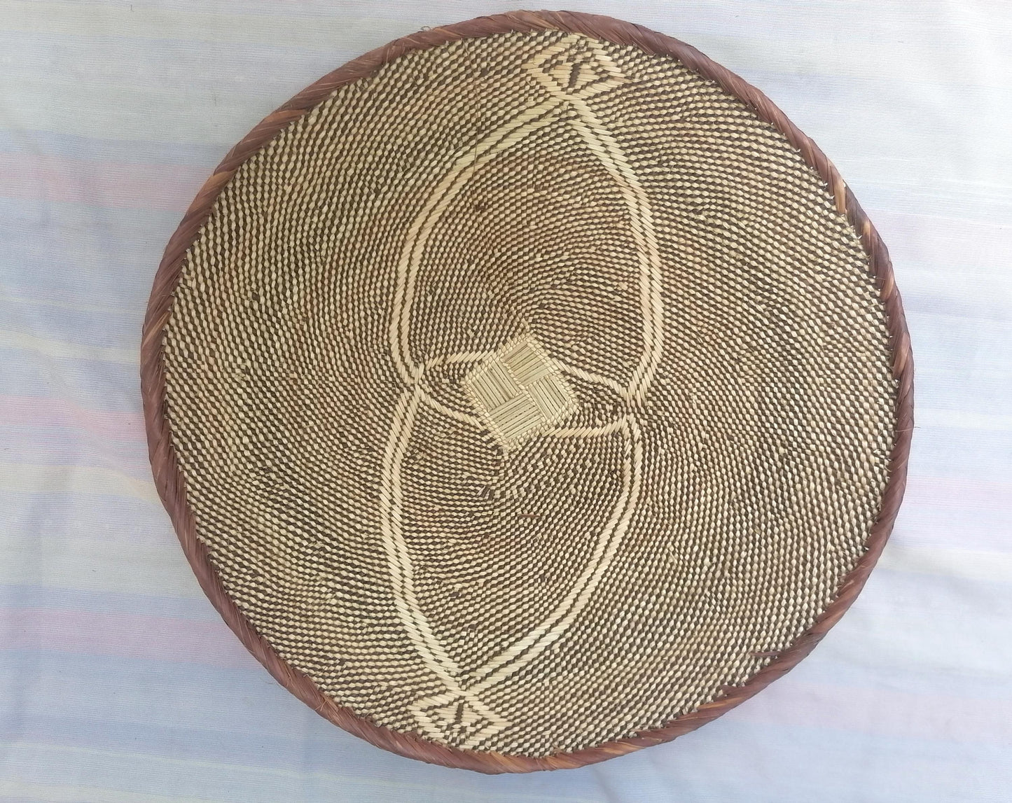 Authentic Binga Basket Set - Handwoven African Wall Decor, Set of 5
