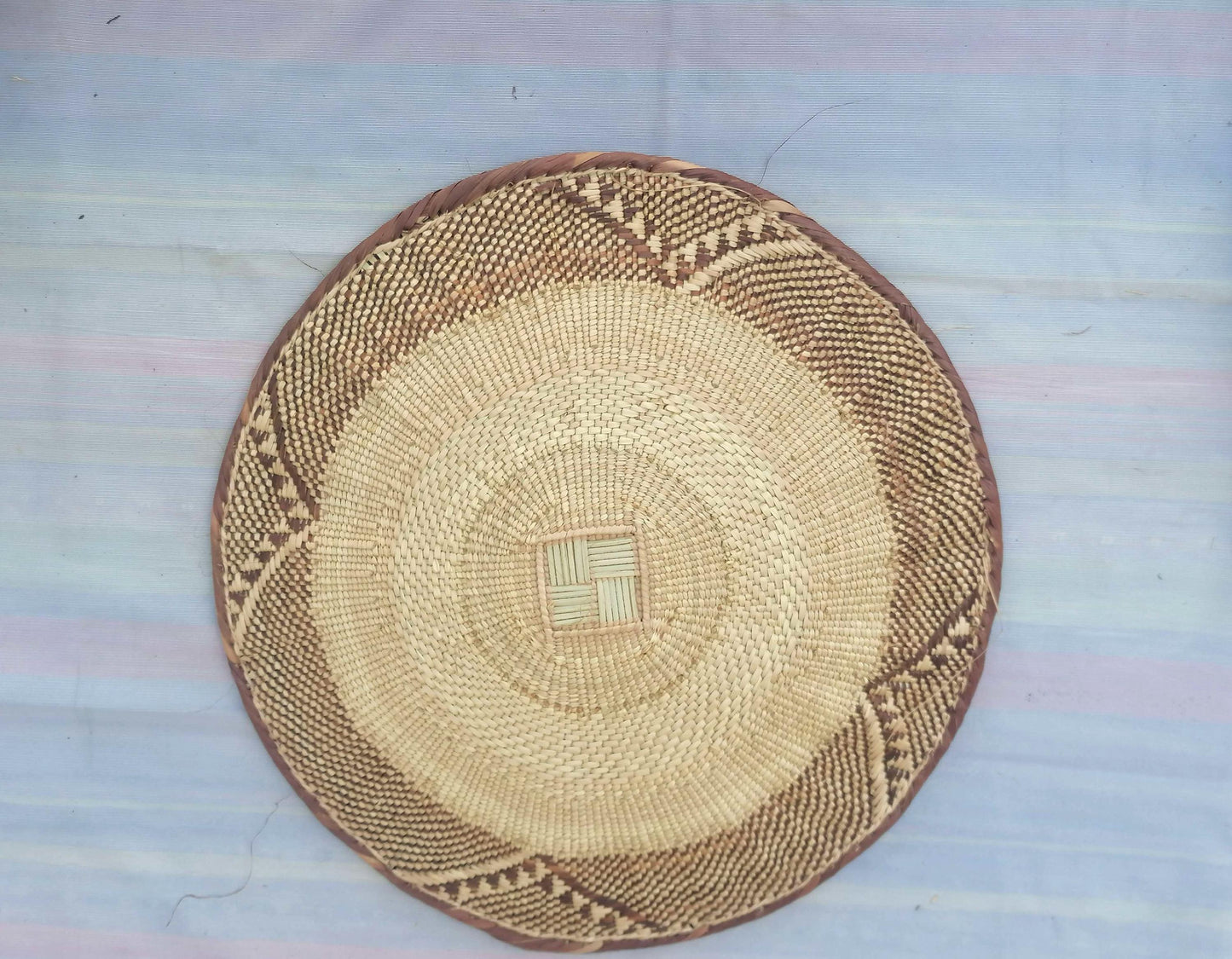5 BINGA BASKET SET,  Coastal décor, boho style , wall basket set,  wall hanging decor , african  wall decor,  African Tonga baskets