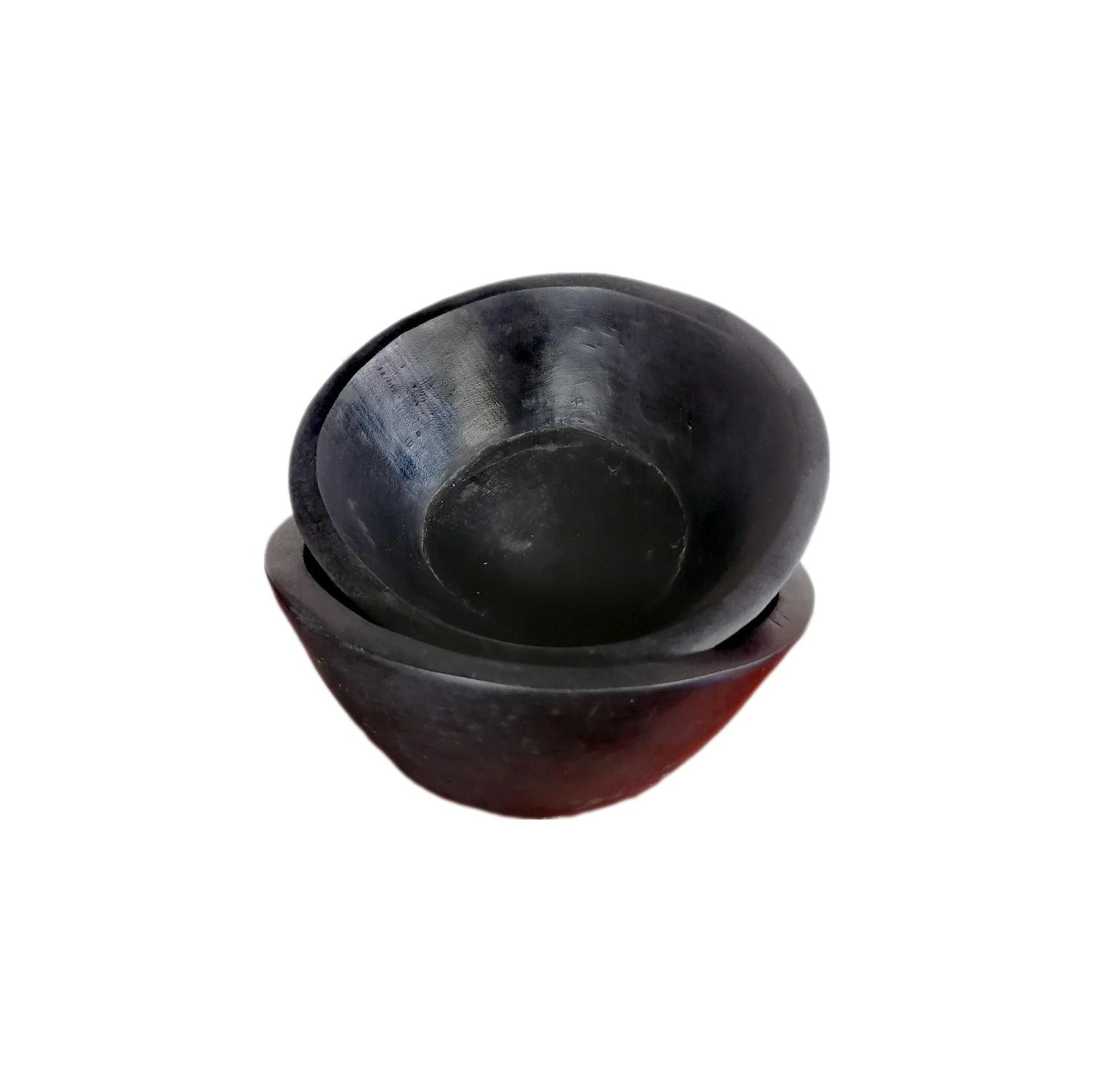 2 Vintage Round Bowls,  Antique Wooden Bowls ,  West African  bowls, handmade collectible, Rustic  Bowls, Primitive Vessels