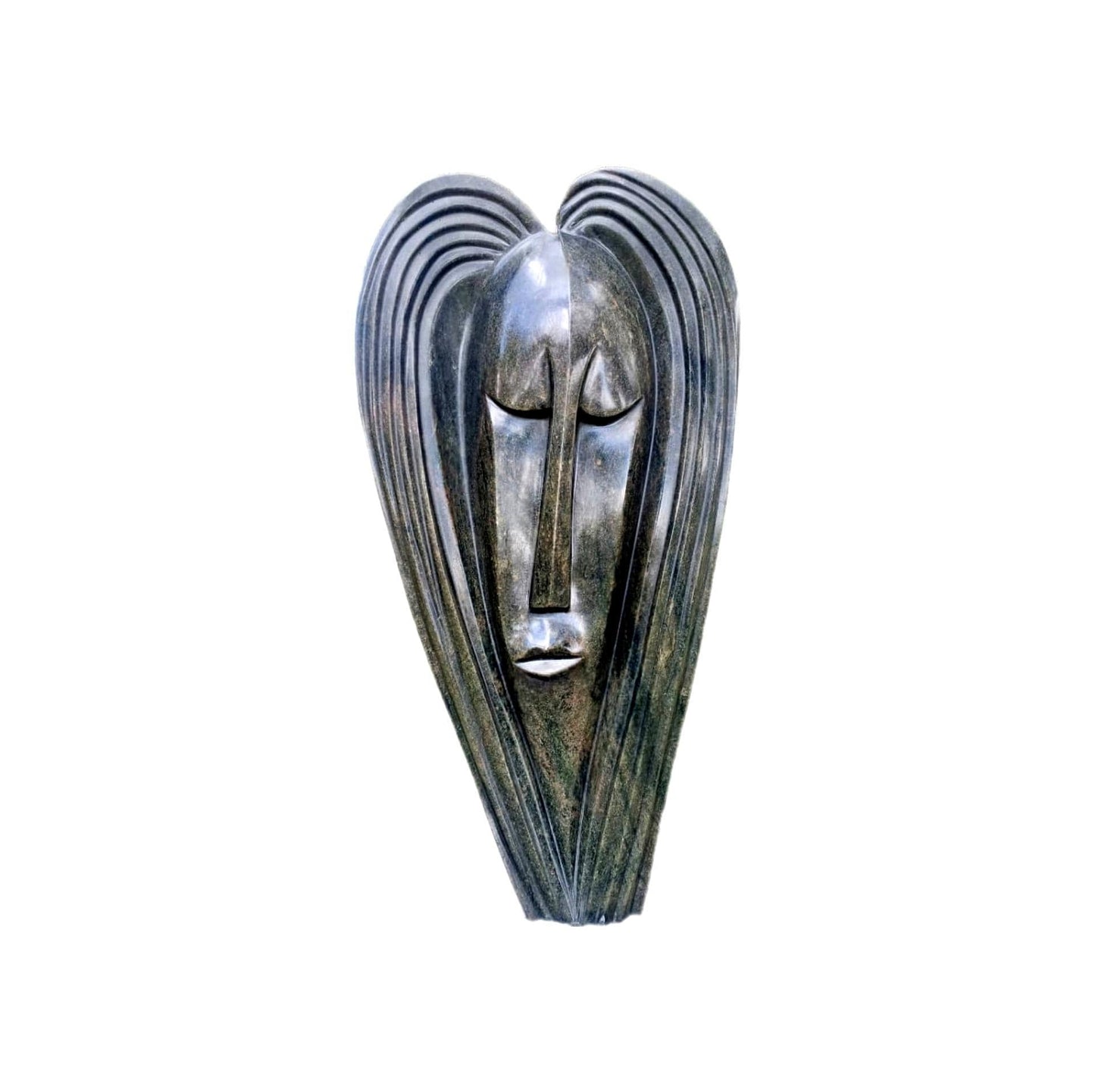 Shona stone sculpture - handmade gift, Home Decor Statue, African Stone Statue, Stone Sculpture Statue, fruit serpentine