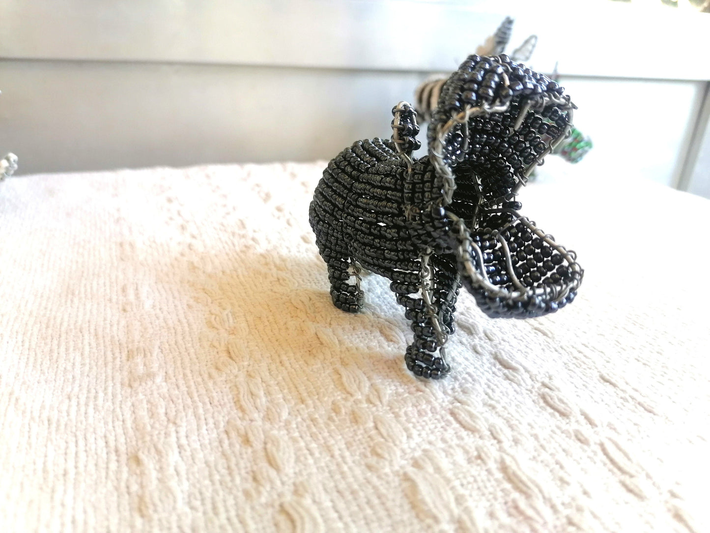 Beaded African Wildlife | African Beaded Animals | unique home décor | Bead and Wire Animals , Home gifts, home decor boho chic