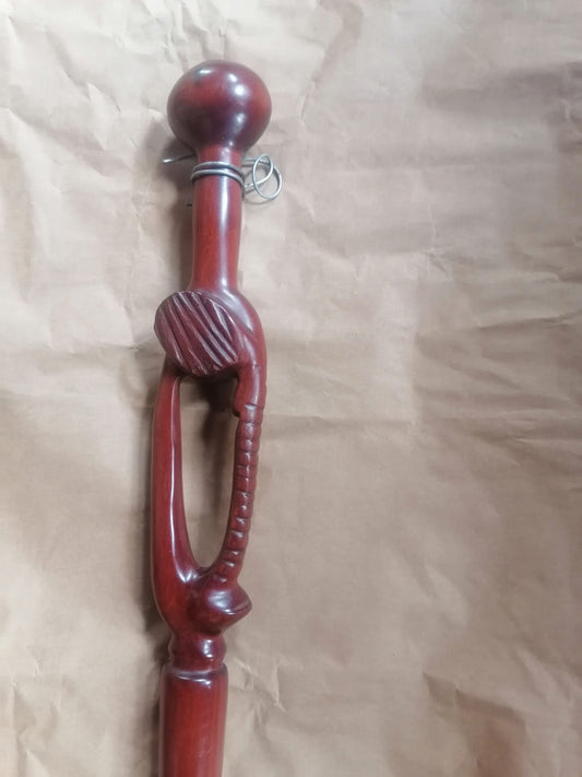 AFRICAN WALKING STICK ,  walking canes for men,  Zambian wood , Wooden Walking Stick,  handmade stick, catwalk accessories,