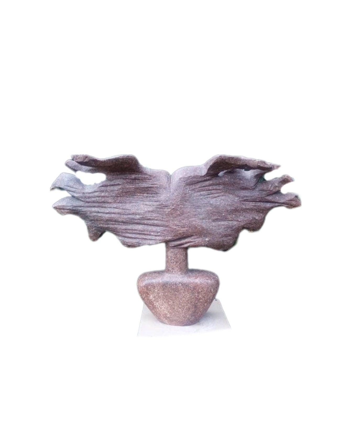 FEMALE HEAD BUST , shona stone sculpture, decorative statues, rose granite ,  lady bust statue, home decor statue, african statue,