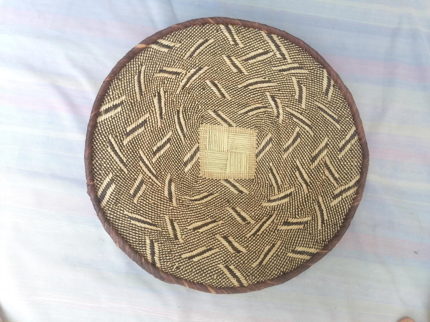 Authentic Binga Basket Set - Handwoven African Wall Decor, Set of 5
