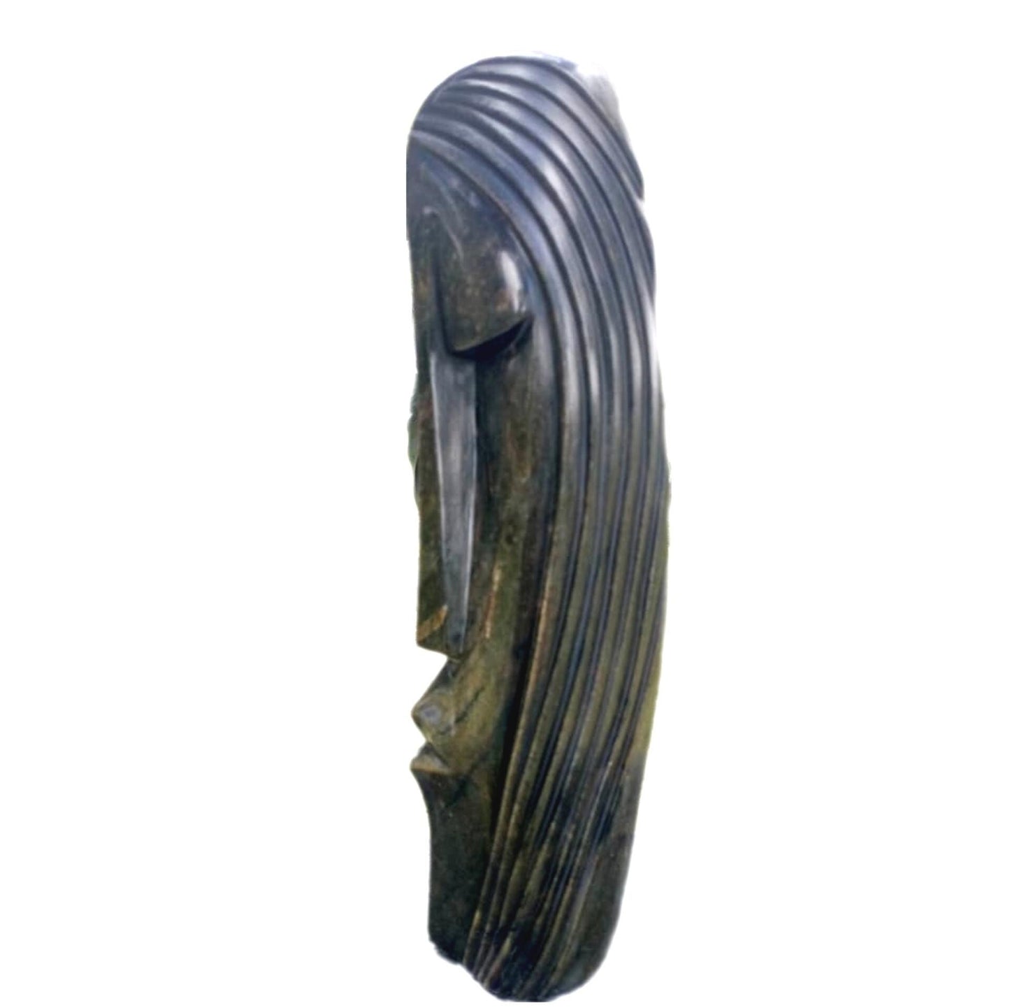 Shona stone sculpture - handmade gift, Home Decor Statue, African Stone Statue, Stone Sculpture Statue, fruit serpentine